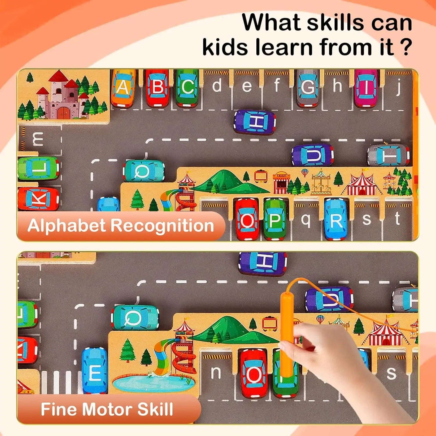 montessori magnetic alphabet puzzle