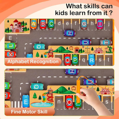 montessori magnetic alphabet puzzle