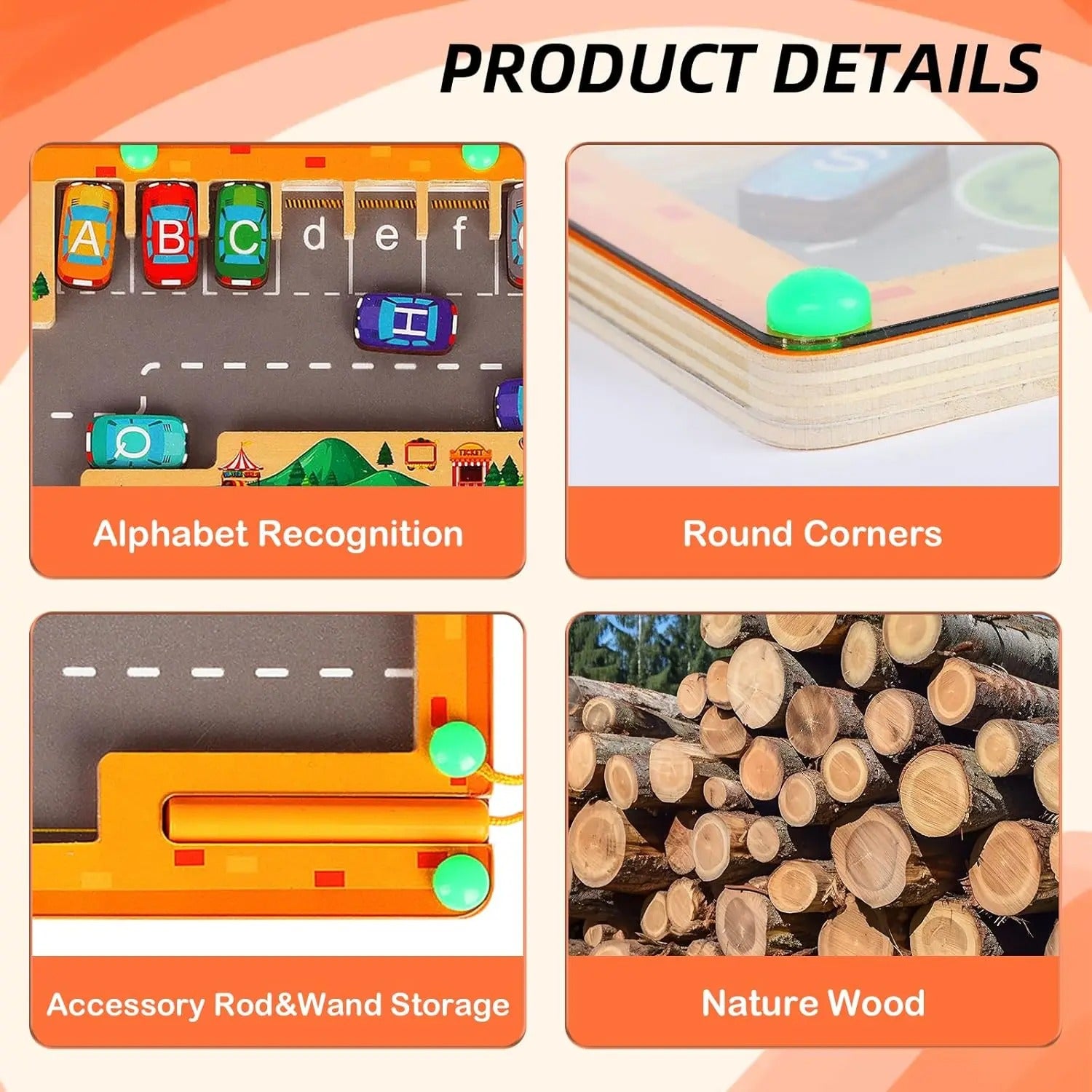 montessori magnetic alphabet puzzle